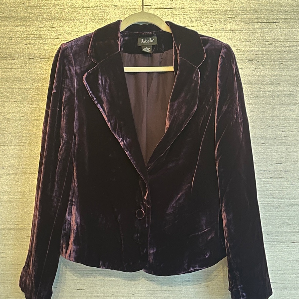 Velvet Purple Women's Jacket by Rafaella